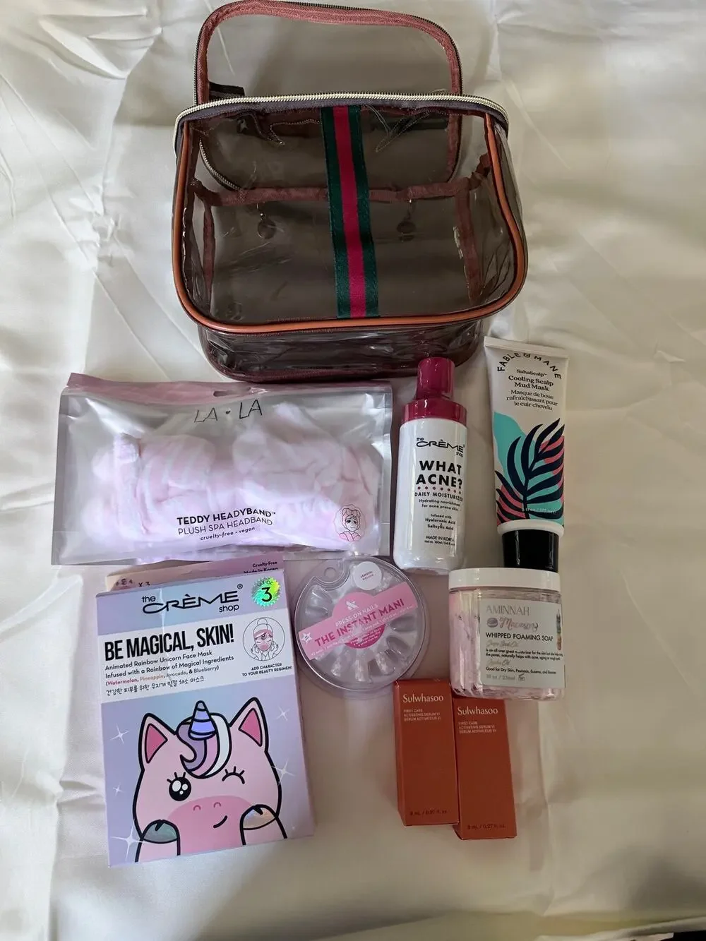 Beauty Bundle-Sulwhasoo, Creme Shop, Fable & Mane, LA LA, Aminnah, & More NWT